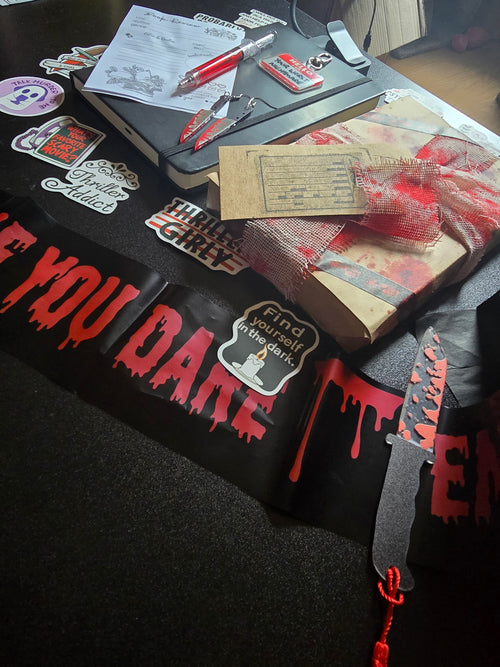 Mystery book box (horror theme)